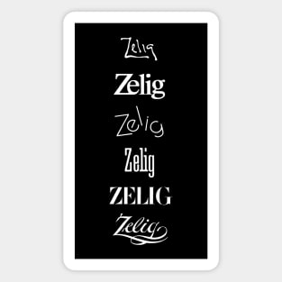 Zelig Font Magnet